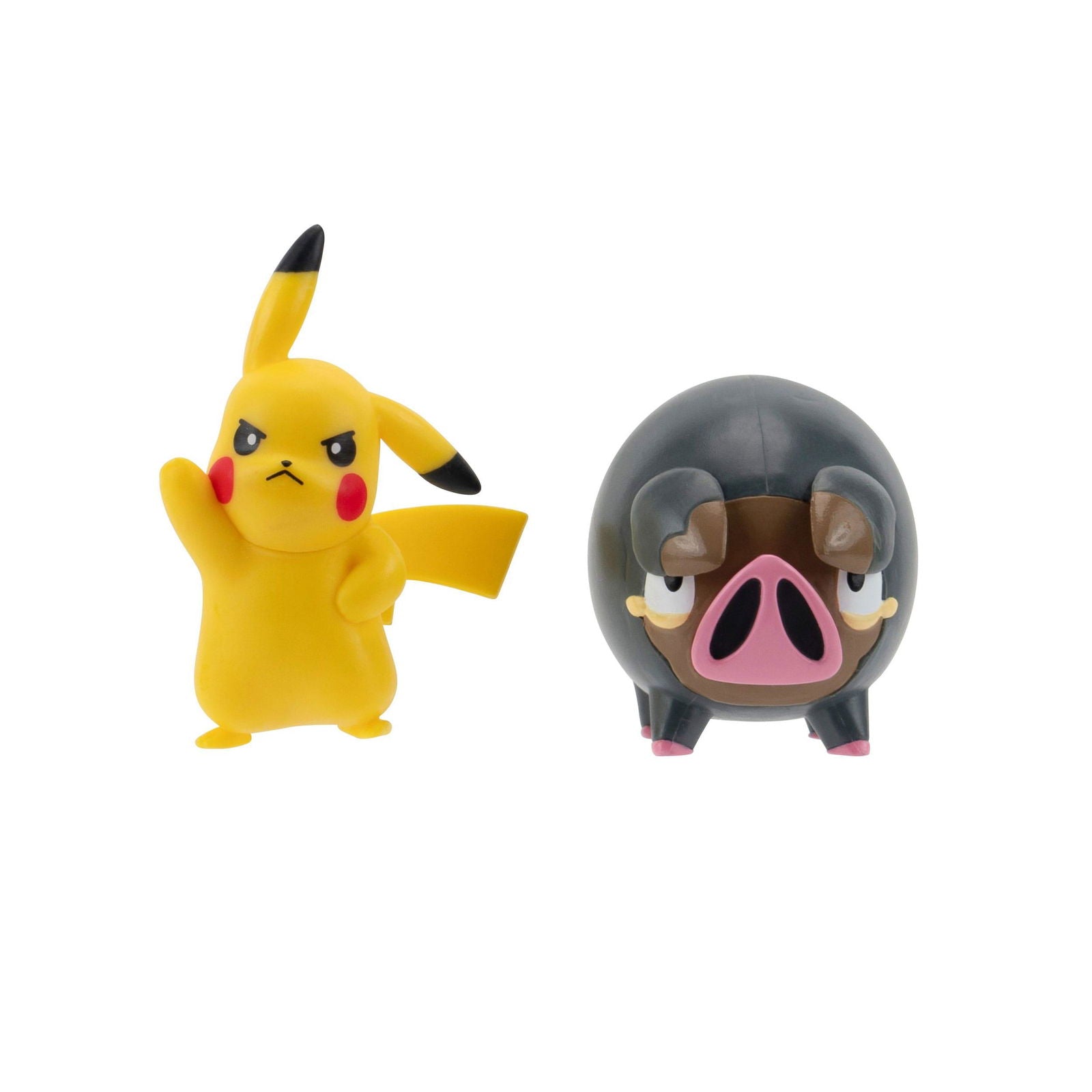Pokémon Battle Figure Set Figuren 2er-Pack Pikachu #5, Ferkuli 5 cm Minifiguren Yokina