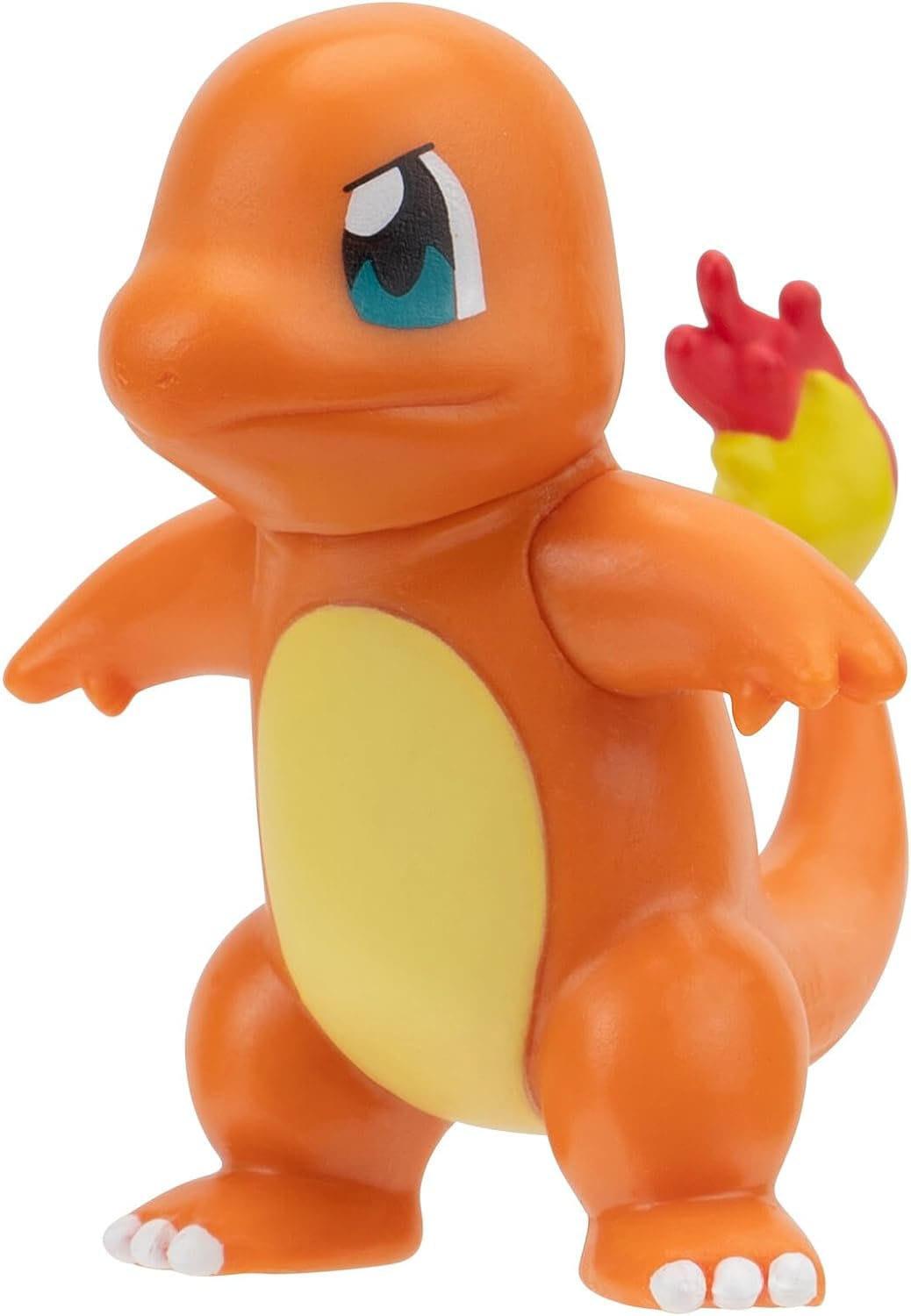 Pokémon Battle Figure Set Figuren 3er-Pack Glumanda #4, Galarian Darumaka, Enton 5 cm Minifiguren Yokina