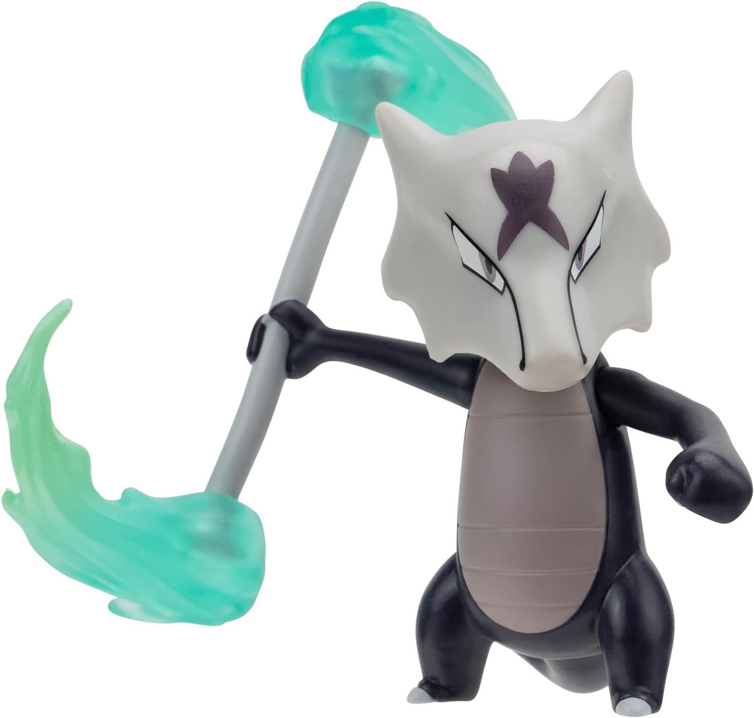 Pokémon Battle Figure Set Figuren 3er-Pack Magby, Shiggy #4, Alolan Knogga 5 cm Minifiguren Yokina