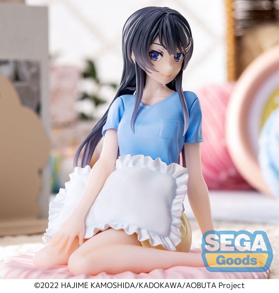 Rascal Does Not Dream of Bunny Girl Senpai Luminasta PVC Statue Mai Sakurajima Pajamas 14 cm Prizefiguren Yokina