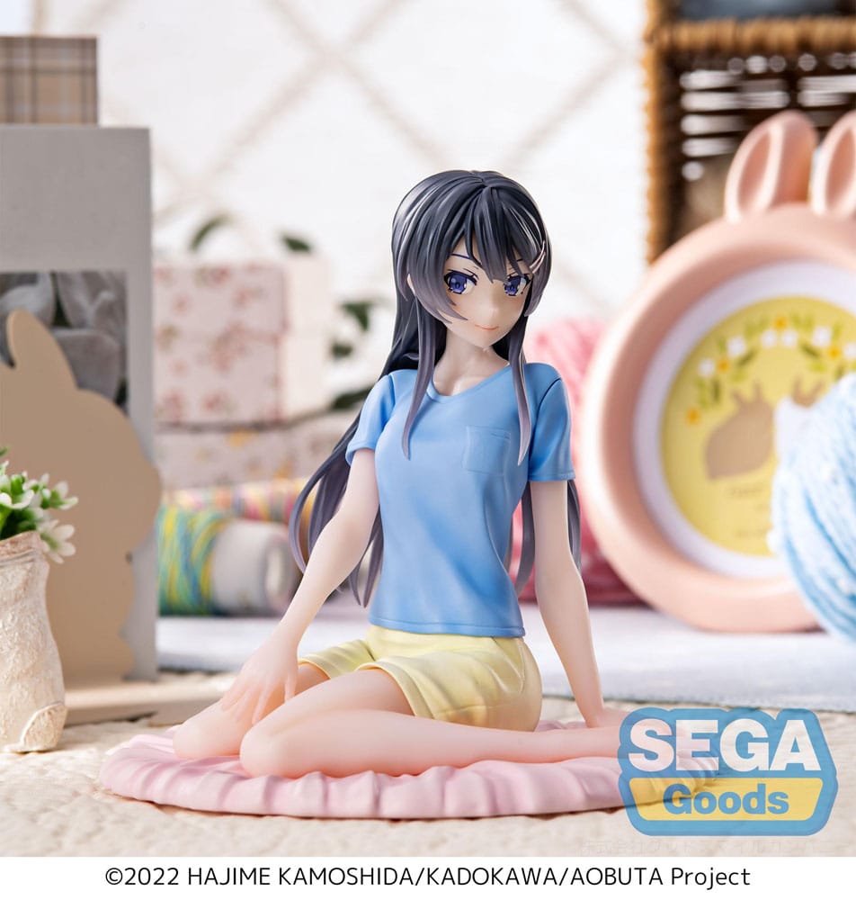 Rascal Does Not Dream of Bunny Girl Senpai Luminasta PVC Statue Mai Sakurajima Pajamas 14 cm Prizefiguren Yokina