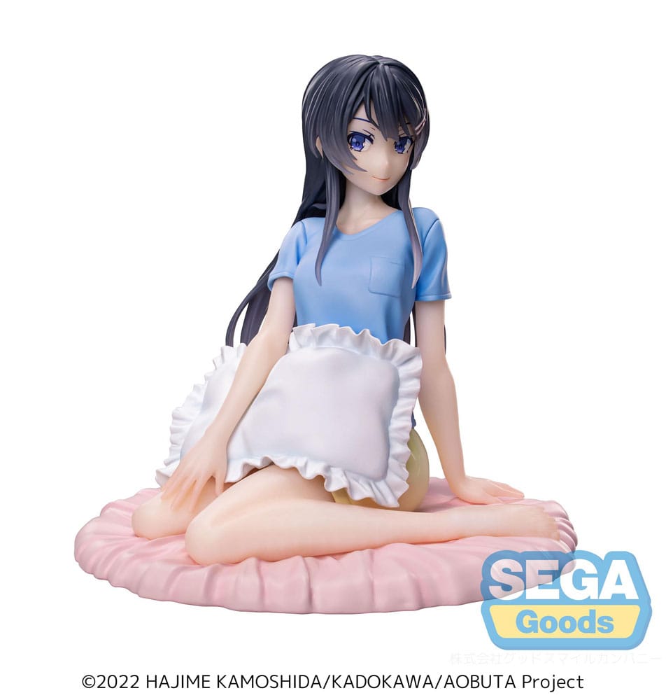 Rascal Does Not Dream of Bunny Girl Senpai Luminasta PVC Statue Mai Sakurajima Pajamas 14 cm Prizefiguren Yokina