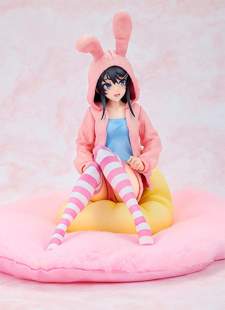Rascal Does Not Dream of a Knapsack Kid PVC Statue 1/7 Mai Sakurajima Hoodie Look Rabbit Ears Ver. 18 cm Scalefiguren Yokina