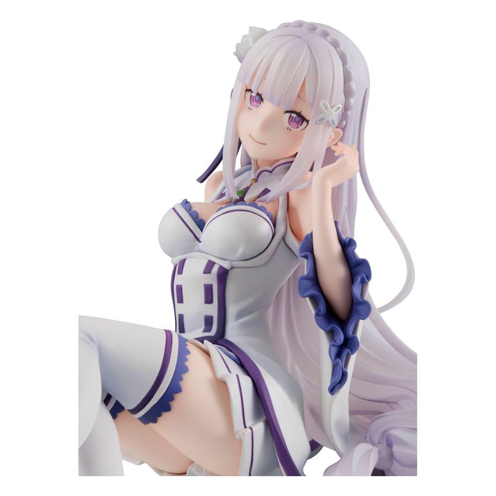 Re:ZERO Starting Life in Another World Melty Princess PVC Statue Emilia Palm Size 9 cm Prizefiguren Yokina