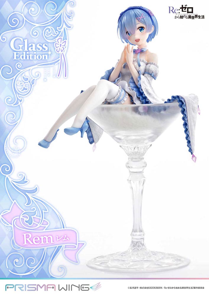 Re:Zero - Starting Life in Another World Prisma Wing PVC Statue 1/7 Rem Glass Edition 23 cm Scalefiguren Yokina