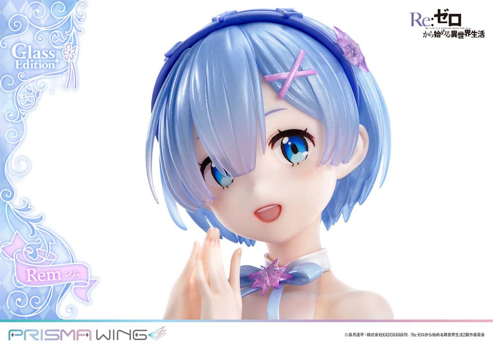 Re:Zero - Starting Life in Another World Prisma Wing PVC Statue 1/7 Rem Glass Edition 23 cm Scalefiguren Yokina