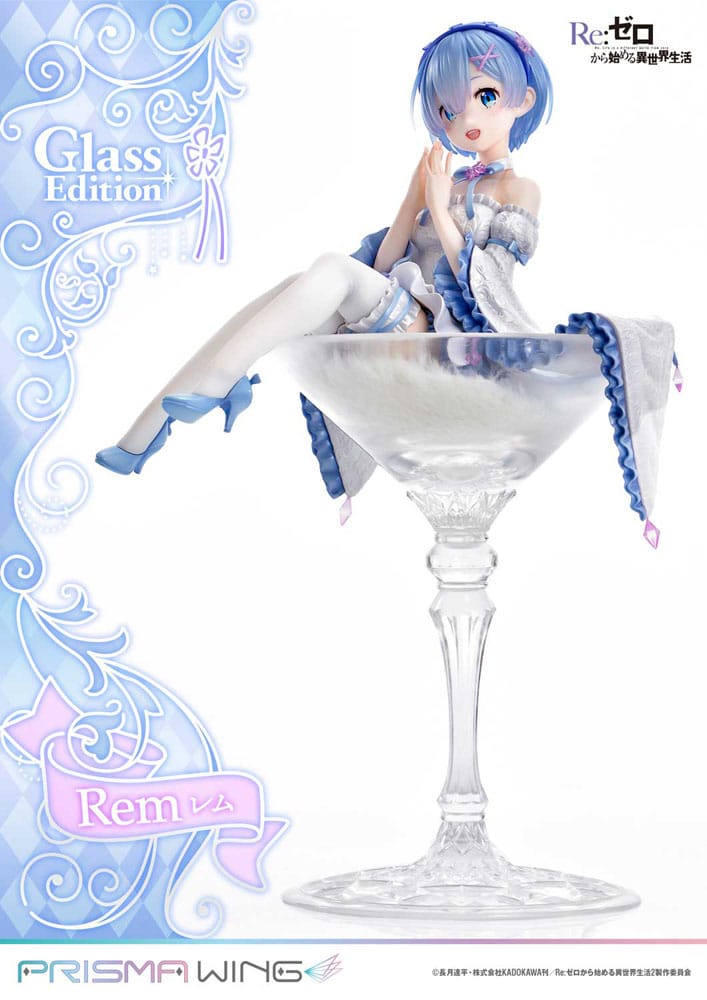 Re:Zero - Starting Life in Another World Prisma Wing PVC Statue 1/7 Rem Glass Edition 23 cm Scalefiguren Yokina