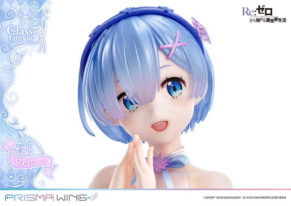 Re:Zero - Starting Life in Another World Prisma Wing PVC Statue 1/7 Rem Glass Edition 23 cm Scalefiguren Yokina