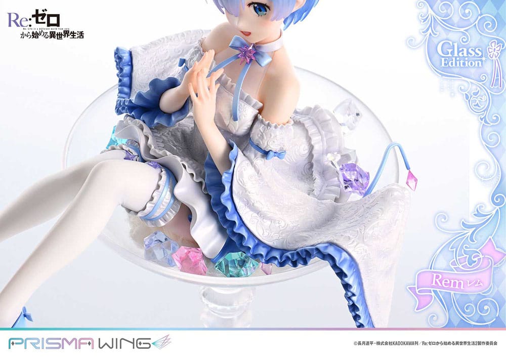 Re:Zero - Starting Life in Another World Prisma Wing PVC Statue 1/7 Rem Glass Edition 23 cm Scalefiguren Yokina