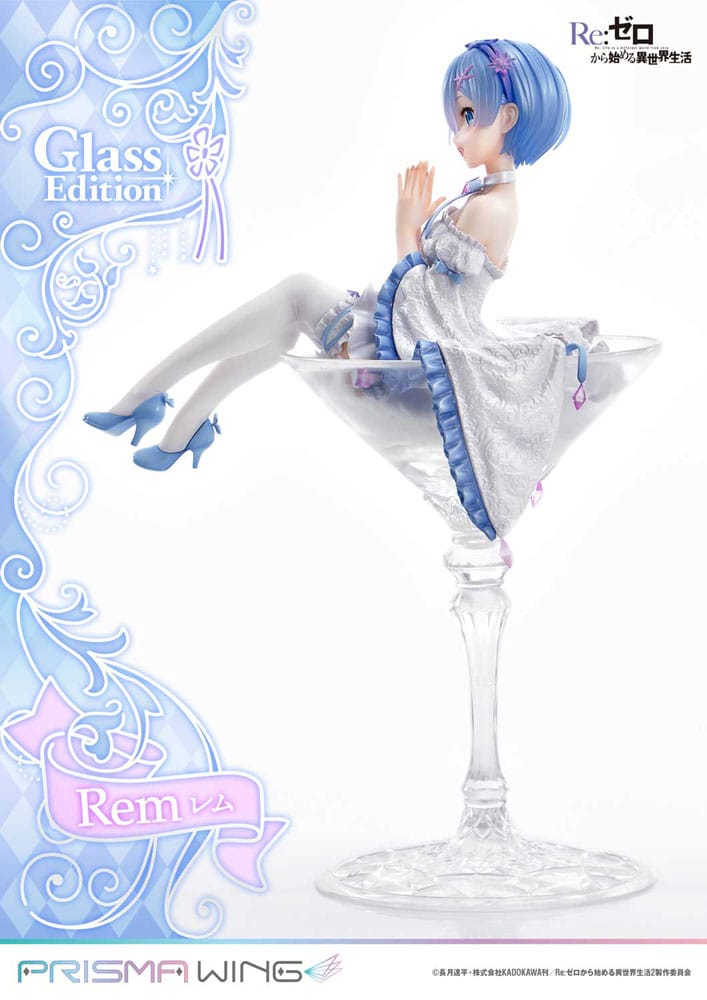 Re:Zero - Starting Life in Another World Prisma Wing PVC Statue 1/7 Rem Glass Edition 23 cm Scalefiguren Yokina