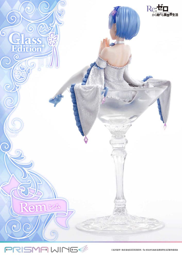 Re:Zero - Starting Life in Another World Prisma Wing PVC Statue 1/7 Rem Glass Edition 23 cm Scalefiguren Yokina