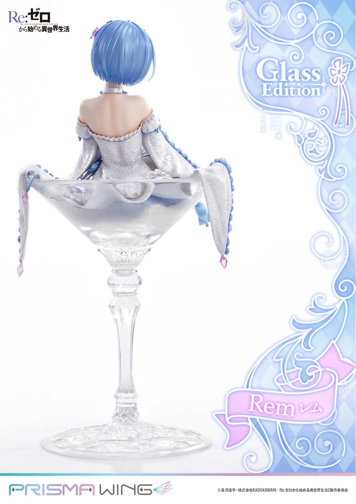 Re:Zero - Starting Life in Another World Prisma Wing PVC Statue 1/7 Rem Glass Edition 23 cm Scalefiguren Yokina