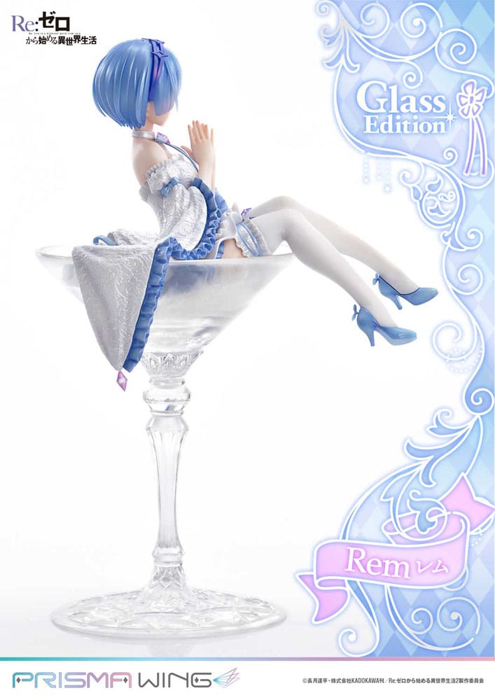 Re:Zero - Starting Life in Another World Prisma Wing PVC Statue 1/7 Rem Glass Edition 23 cm Scalefiguren Yokina