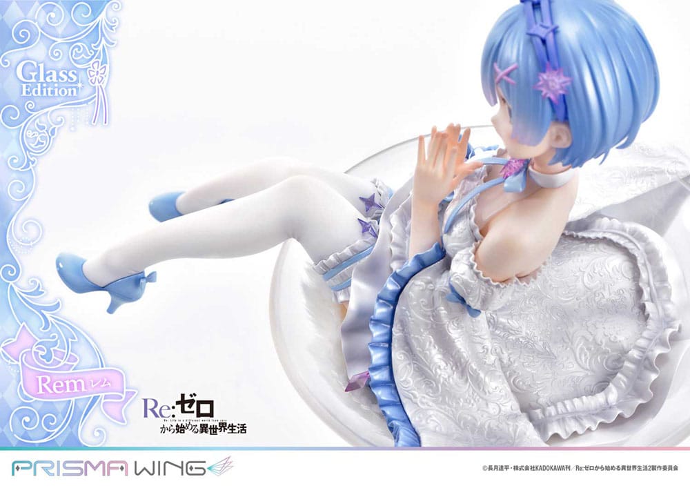Re:Zero - Starting Life in Another World Prisma Wing PVC Statue 1/7 Rem Glass Edition 23 cm Scalefiguren Yokina