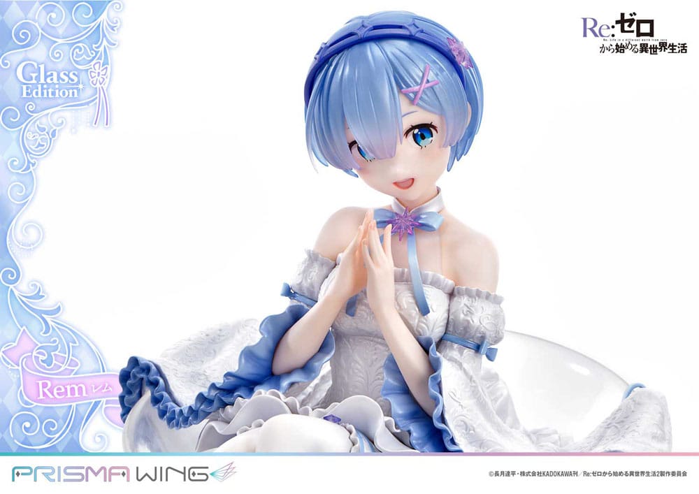 Re:Zero - Starting Life in Another World Prisma Wing PVC Statue 1/7 Rem Glass Edition 23 cm Scalefiguren Yokina