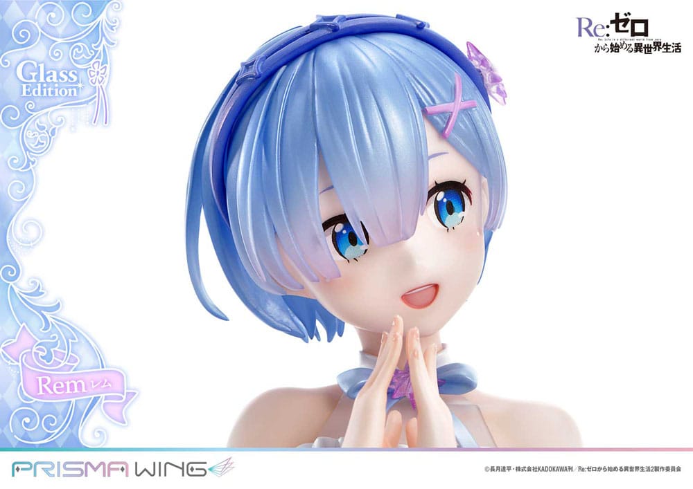 Re:Zero - Starting Life in Another World Prisma Wing PVC Statue 1/7 Rem Glass Edition 23 cm Scalefiguren Yokina