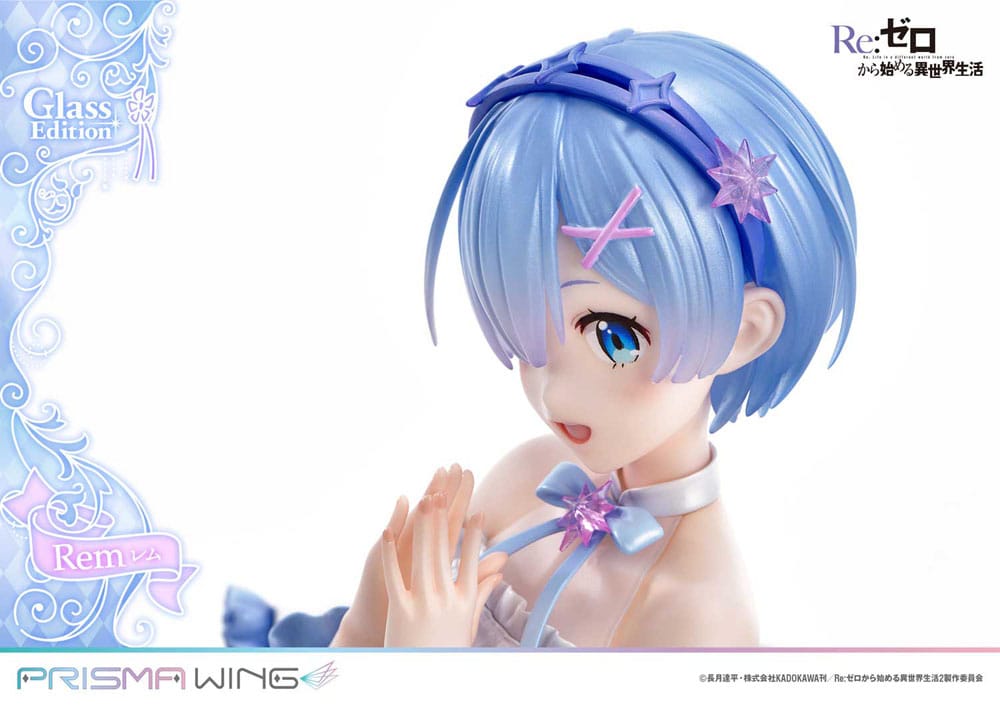 Re:Zero - Starting Life in Another World Prisma Wing PVC Statue 1/7 Rem Glass Edition 23 cm Scalefiguren Yokina