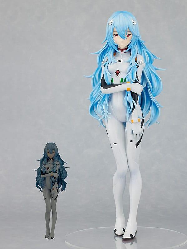 Rebuild of Evangelion Pop Up Parade XL PVC Statue Rei Ayanami: Long Hair Ver. 38 cm Prizefiguren Yokina