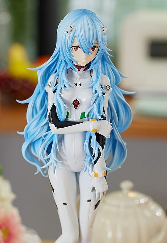 Rebuild of Evangelion Pop Up Parade XL PVC Statue Rei Ayanami: Long Hair Ver. 38 cm Prizefiguren Yokina