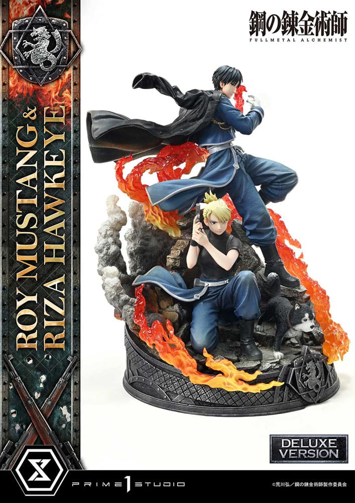 Roy Mustang & Riza Hawkeye Deluxe Bonus Version Concept Masterline Statue 1/6 50 cm Fullmetal Alchemist Scalefiguren Yokina