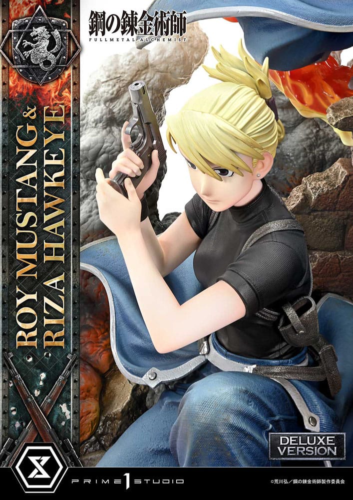 Roy Mustang & Riza Hawkeye Deluxe Bonus Version Concept Masterline Statue 1/6 50 cm Fullmetal Alchemist Scalefiguren Yokina