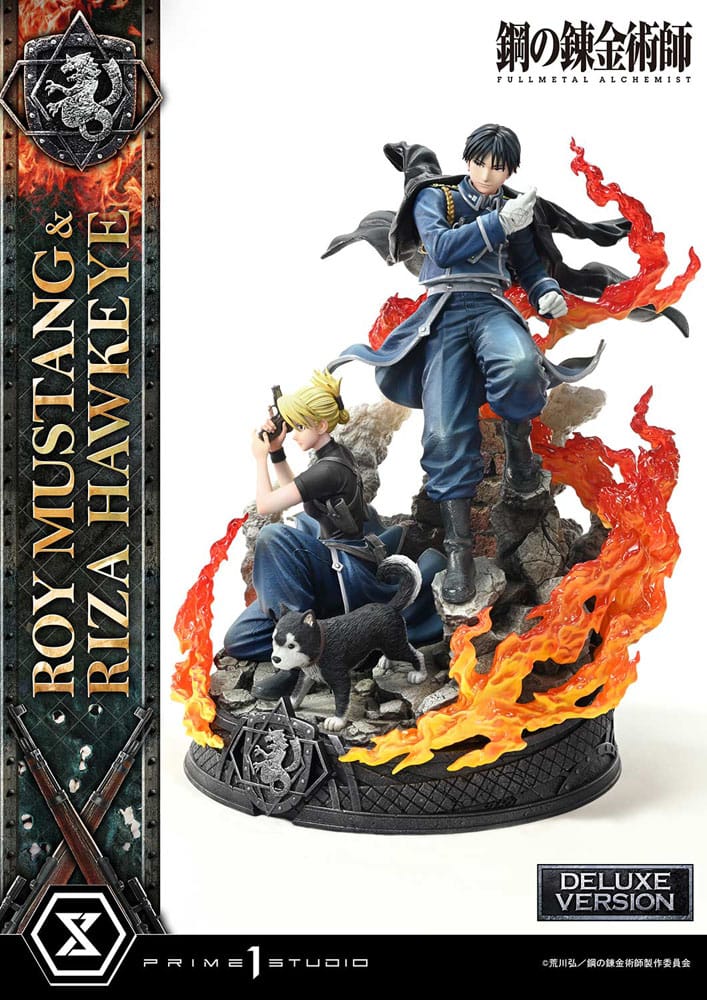 Roy Mustang & Riza Hawkeye Deluxe Bonus Version Concept Masterline Statue 1/6 50 cm Fullmetal Alchemist Scalefiguren Yokina