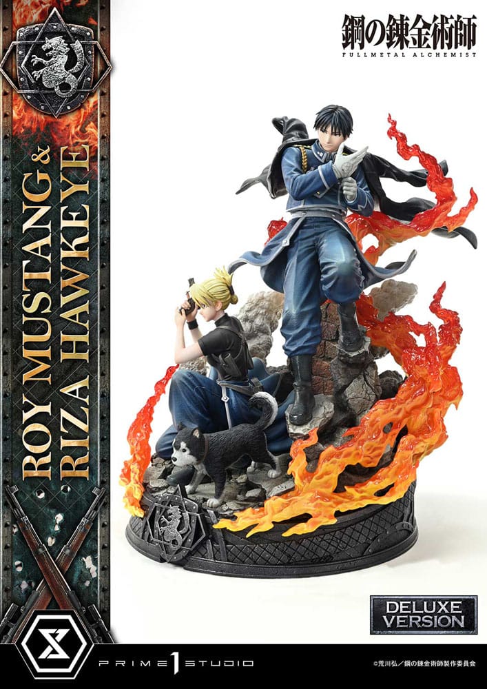 Roy Mustang & Riza Hawkeye Deluxe Bonus Version Concept Masterline Statue 1/6 50 cm Fullmetal Alchemist Scalefiguren Yokina
