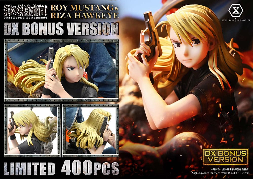 Roy Mustang & Riza Hawkeye Deluxe Bonus Version Concept Masterline Statue 1/6 50 cm Fullmetal Alchemist - Scalefiguren - Yokina