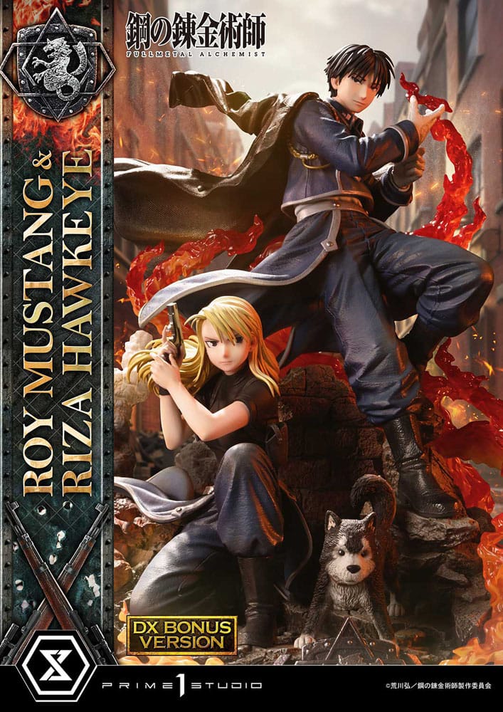 Roy Mustang & Riza Hawkeye Deluxe Bonus Version Concept Masterline Statue 1/6 50 cm Fullmetal Alchemist - Scalefiguren - Yokina