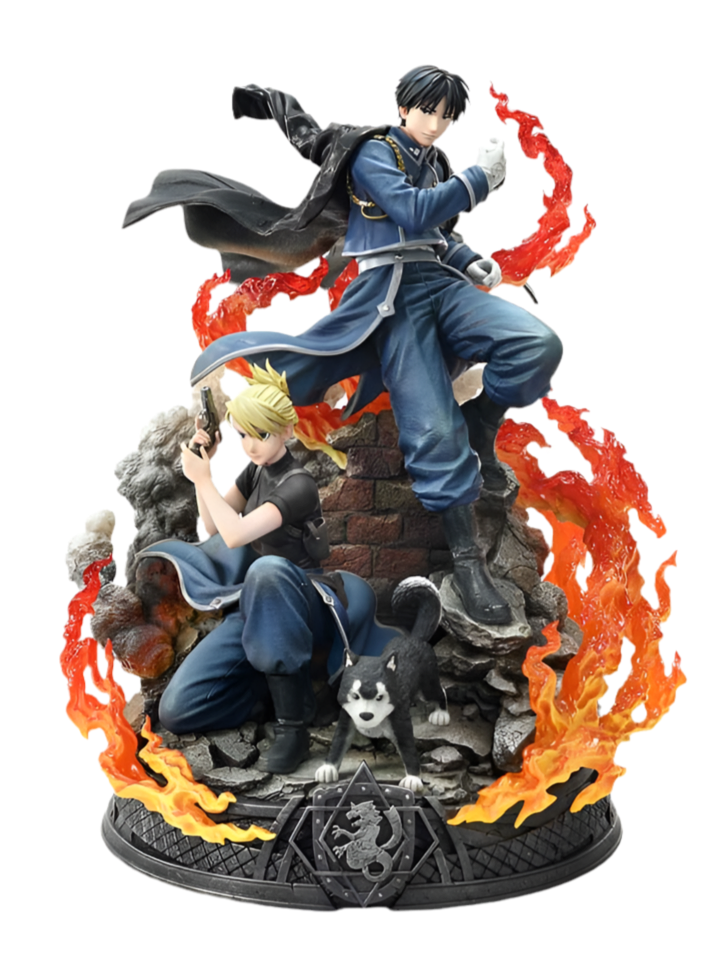 Roy Mustang & Riza Hawkeye Deluxe Version Concept Masterline Statue 1/6 50 cm Fullmetal Alchemist Scalefiguren Yokina