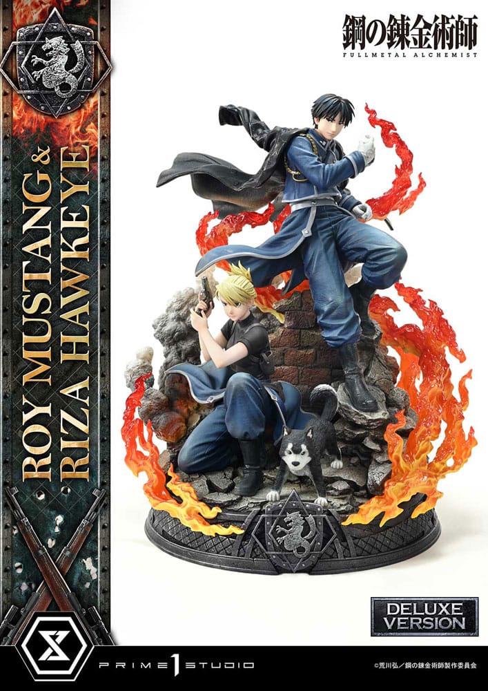 Roy Mustang & Riza Hawkeye Deluxe Version Concept Masterline Statue 1/6 50 cm Fullmetal Alchemist Scalefiguren Yokina