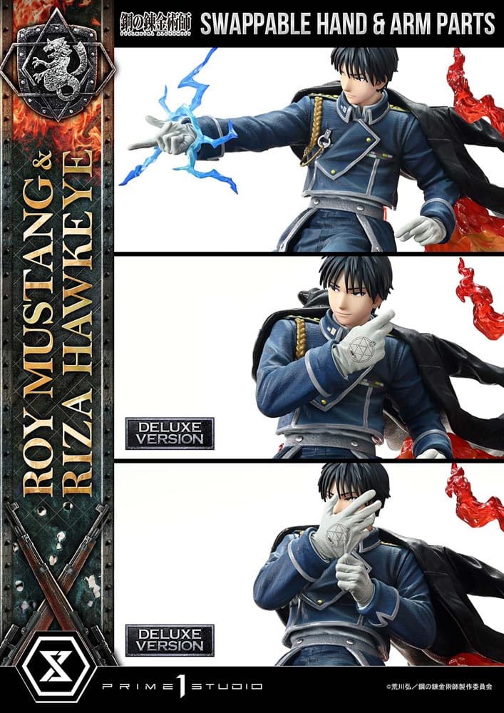 Roy Mustang & Riza Hawkeye Deluxe Version Concept Masterline Statue 1/6 50 cm Fullmetal Alchemist Scalefiguren Yokina