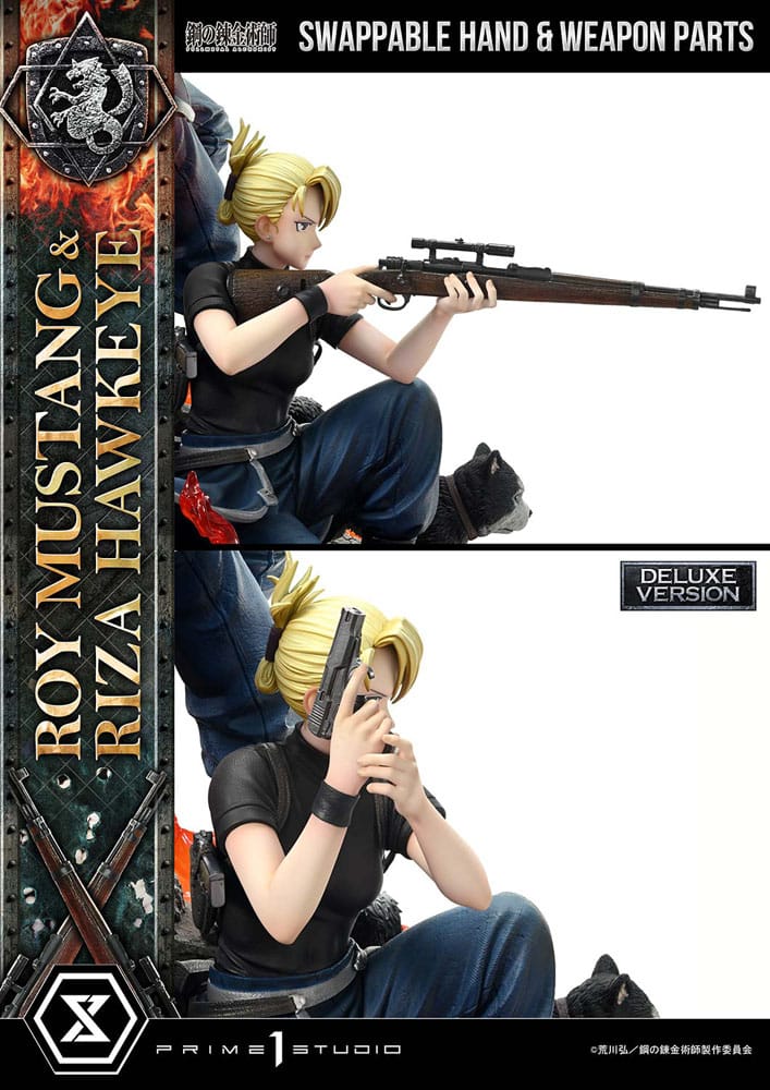 Roy Mustang & Riza Hawkeye Deluxe Version Concept Masterline Statue 1/6 50 cm Fullmetal Alchemist Scalefiguren Yokina