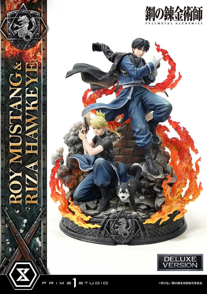 Roy Mustang & Riza Hawkeye Deluxe Version Concept Masterline Statue 1/6 50 cm Fullmetal Alchemist Scalefiguren Yokina
