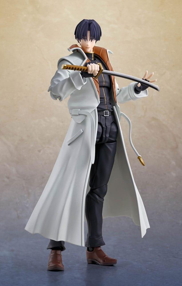 Rurouni Kenshin: Meiji Swordsman Romantic Story S.H. Figuarts Actionfigur Aoshi Shinomori 17 cm Figmas Yokina