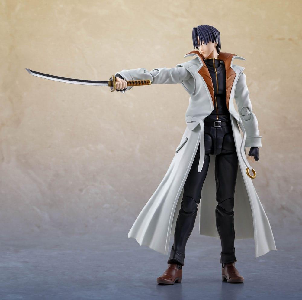 Rurouni Kenshin: Meiji Swordsman Romantic Story S.H. Figuarts Actionfigur Aoshi Shinomori 17 cm Figmas Yokina