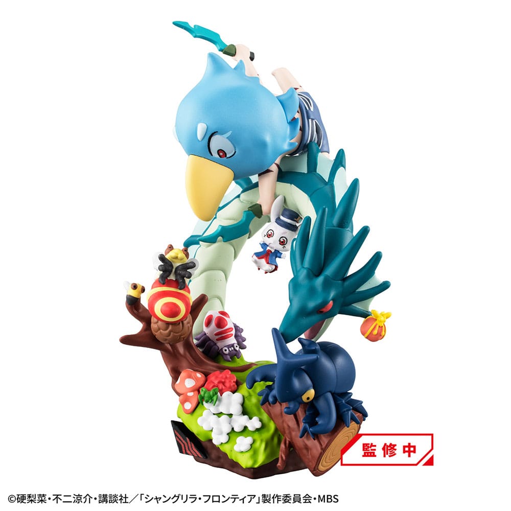 Shangri-La Frontier Petitrama EX Series Sammelfiguren 3er-Pack Shangri-La Frontier vs Monster Diorama Collection Set 11 cm (with gift) Prizefiguren Yokina