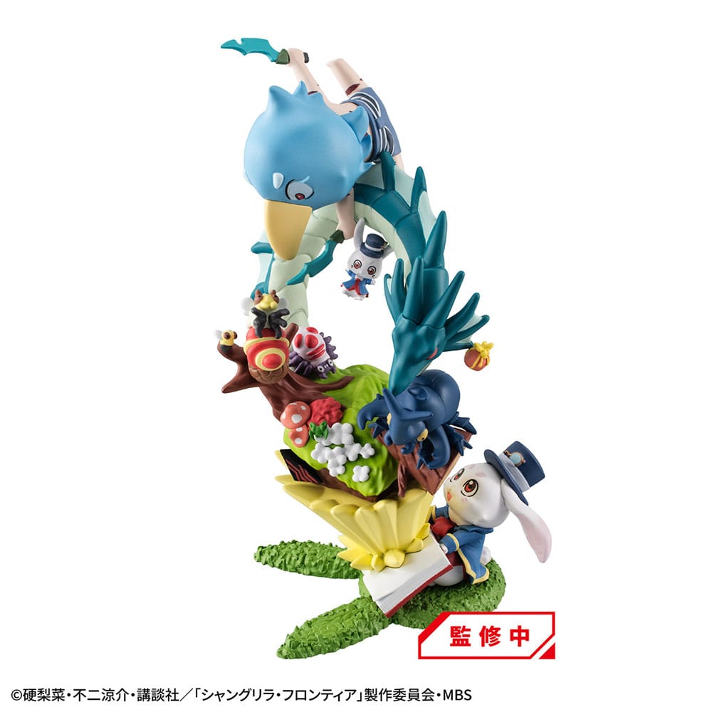 Shangri-La Frontier Petitrama EX Series Sammelfiguren 3er-Pack Shangri-La Frontier vs Monster Diorama Collection Set 11 cm (with gift) Prizefiguren Yokina