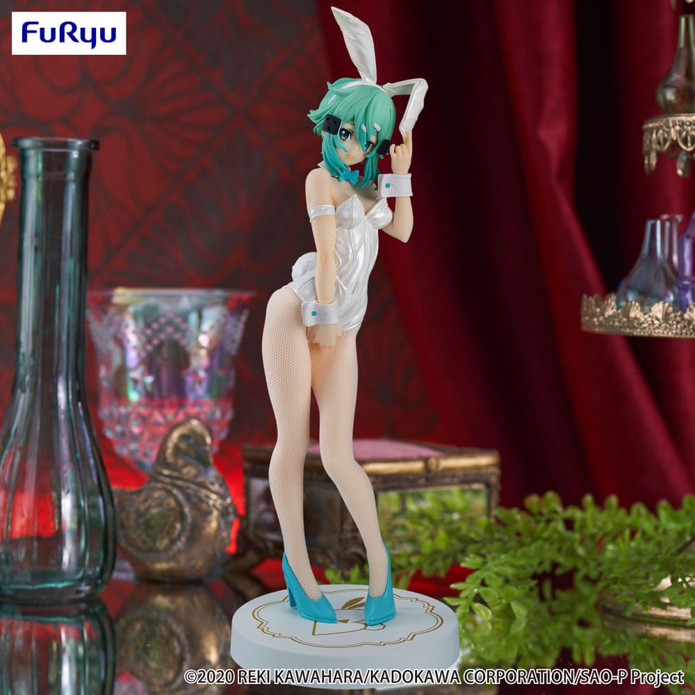 Sword Art Online BiCute Bunnies PVC Statue Sinon White Pearl Ver. 28 cm Prizefiguren Yokina