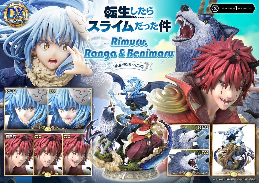 That Time I Got Reincarnated as a Slime Concept Masterline Series Statue 1/6 Rimuru, Ranga and Benimaru Deluxe Version 59 cm Scalefiguren Yokina