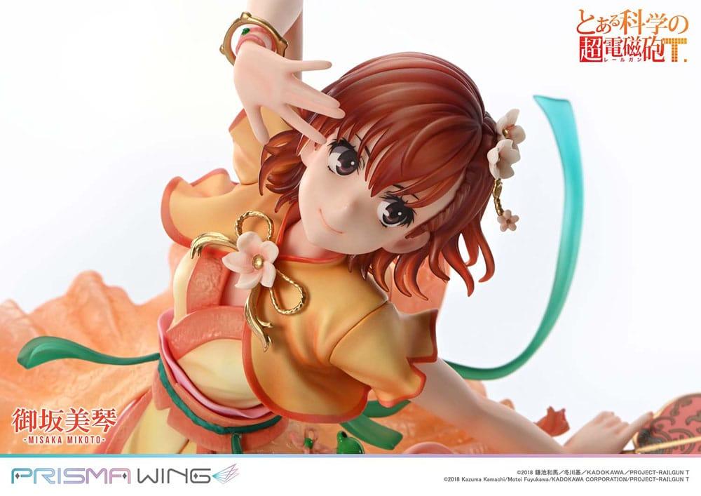 To Aru Kagaku no Railgun Prisma Wing PVC Statue 1/7 Misaka Mikoto 22 cm Scalefiguren Yokina