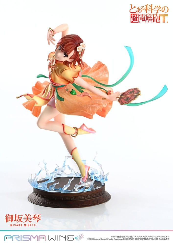 To Aru Kagaku no Railgun Prisma Wing PVC Statue 1/7 Misaka Mikoto 22 cm Scalefiguren Yokina