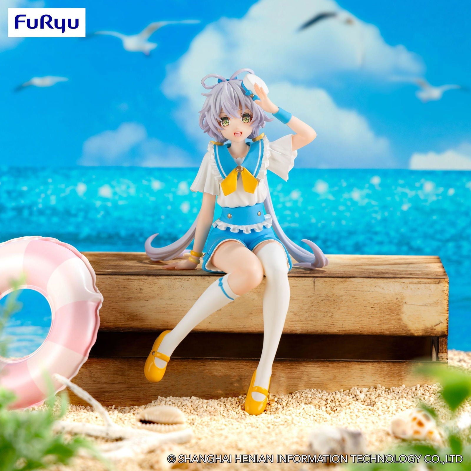 Vsinger Noodle Stopper PVC Statue V Singer Luo Tian Yi Marine Style Ver. 16 cm Prizefiguren Yokina