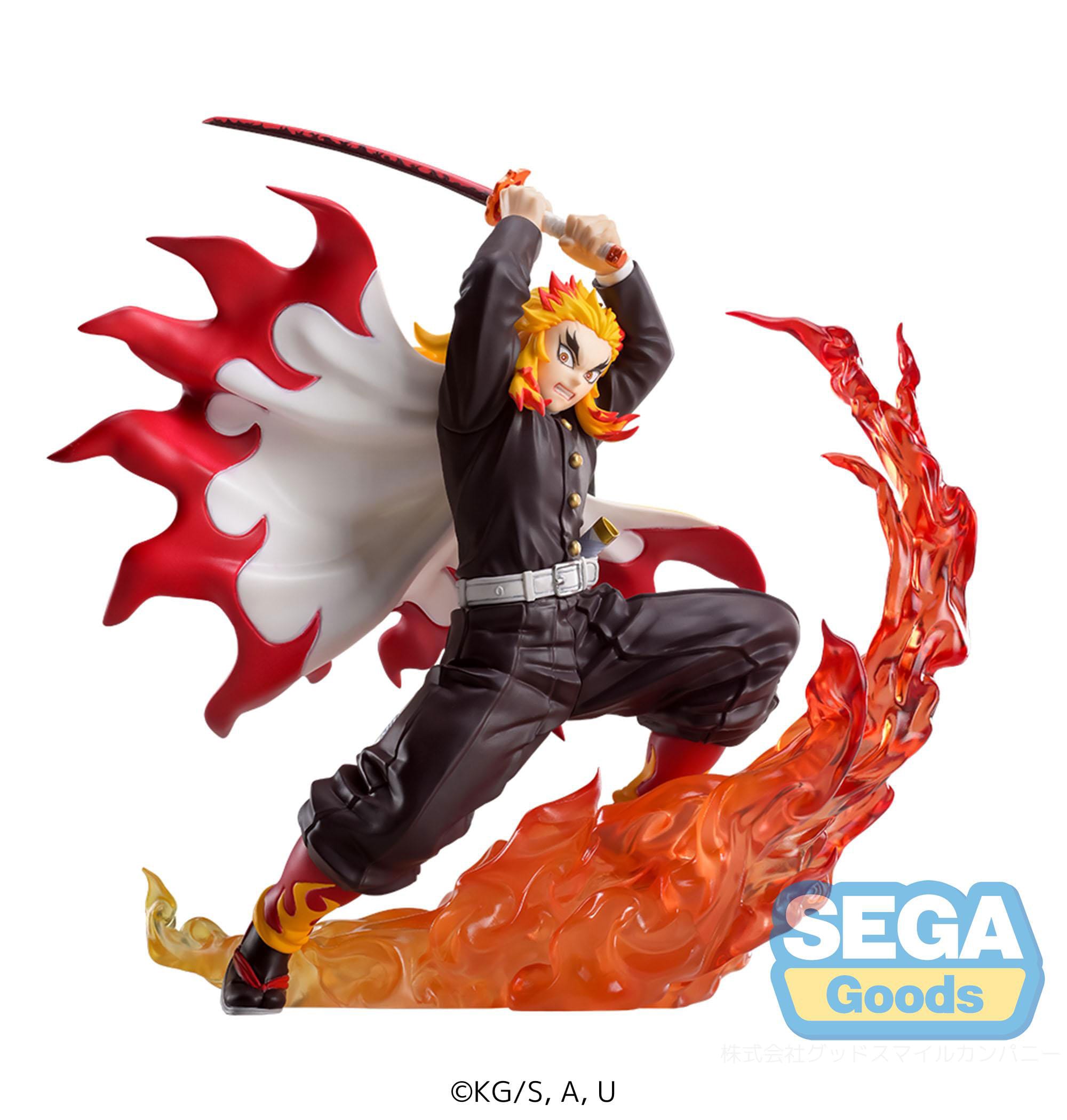 Demon Slayer: Kimetsu no Yaiba Xross Link Anime PVC Statue Kyojuro Rengoku 15 cm Prizefiguren Yokina