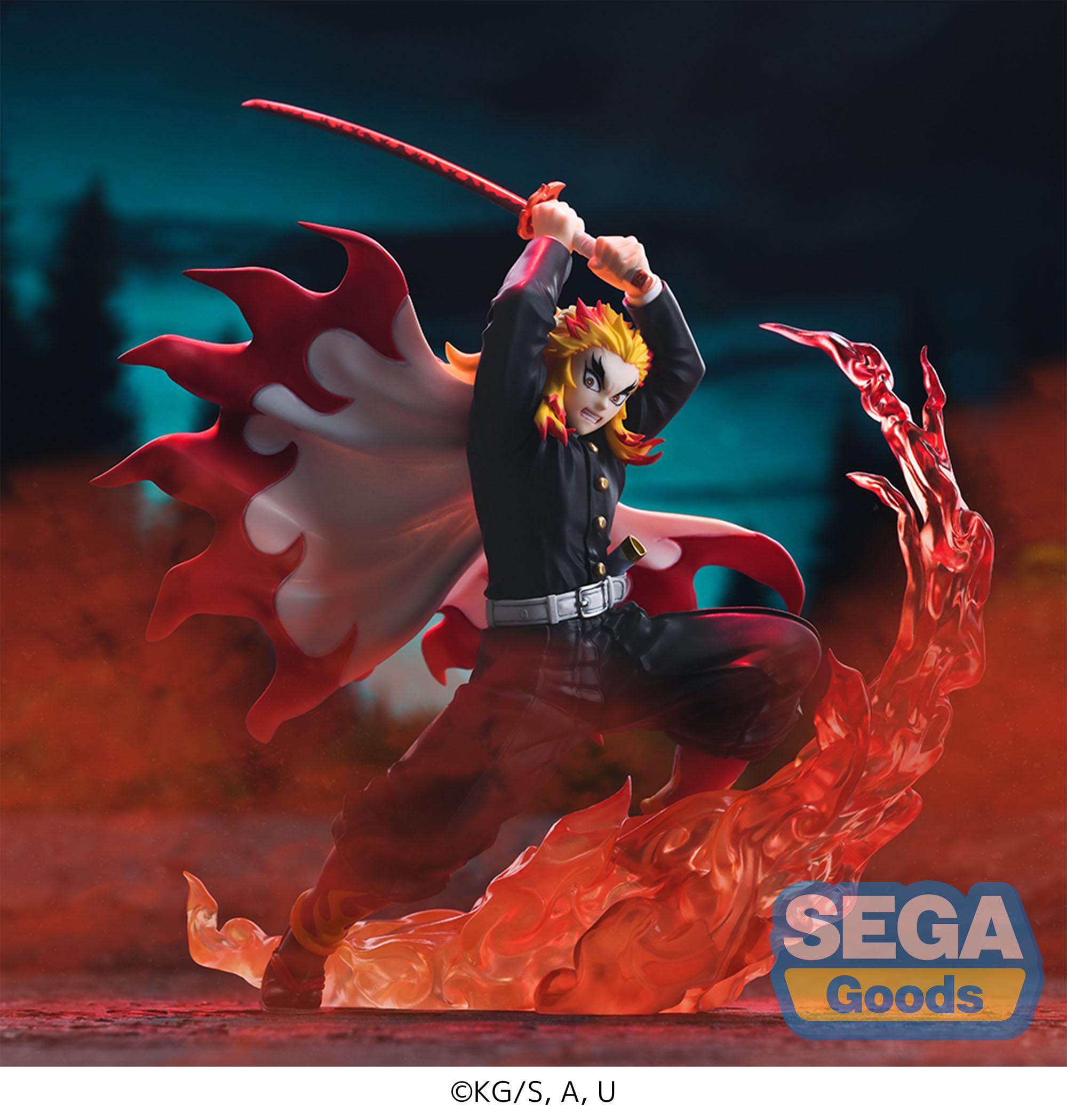 Demon Slayer: Kimetsu no Yaiba Xross Link Anime PVC Statue Kyojuro Rengoku 15 cm Prizefiguren Yokina