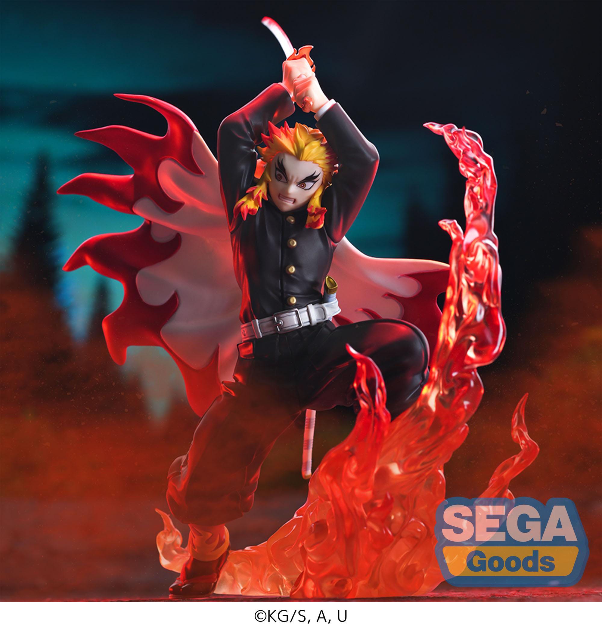Demon Slayer: Kimetsu no Yaiba Xross Link Anime PVC Statue Kyojuro Rengoku 15 cm Prizefiguren Yokina