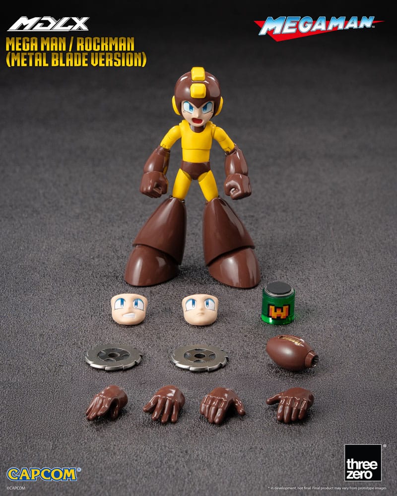 Mega Man MDLX Actionfigur Mega Man / Rockman (Metal Blade Version) 10 cm Figmas Yokina