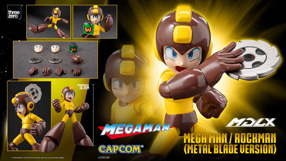 Mega Man MDLX Actionfigur Mega Man / Rockman (Metal Blade Version) 10 cm Figmas Yokina