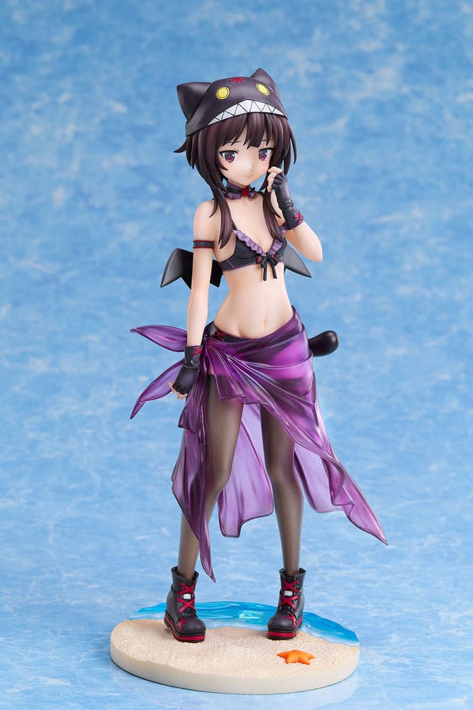 KonoSuba: An Explosion on This Wonderful World! Statue 1/7 Megumin Chomusuke Swimsuit Ver. 22 cm Scalefiguren Yokina