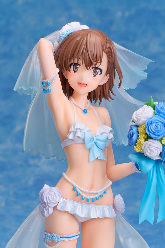 A Certain Scientific Railgun T PVC Statue 1/7 Mikoto Misaka Wedding Swimsuit Ver. 25 cm Scalefiguren Yokina